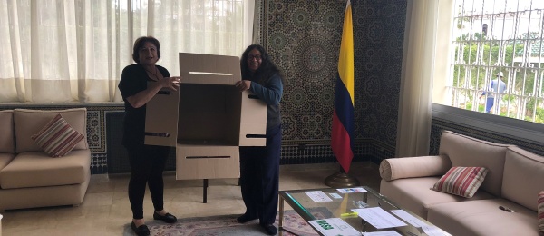 Inició la jornada electoral presidencial 2018 para la segunda vuelta en el Consulado de Colombia en Rabat