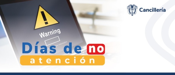 En la Embajada de Colombia en Marruecos y su Sección Consular no se tendrá atención al público los días 17 y 18 de junio de 2024 